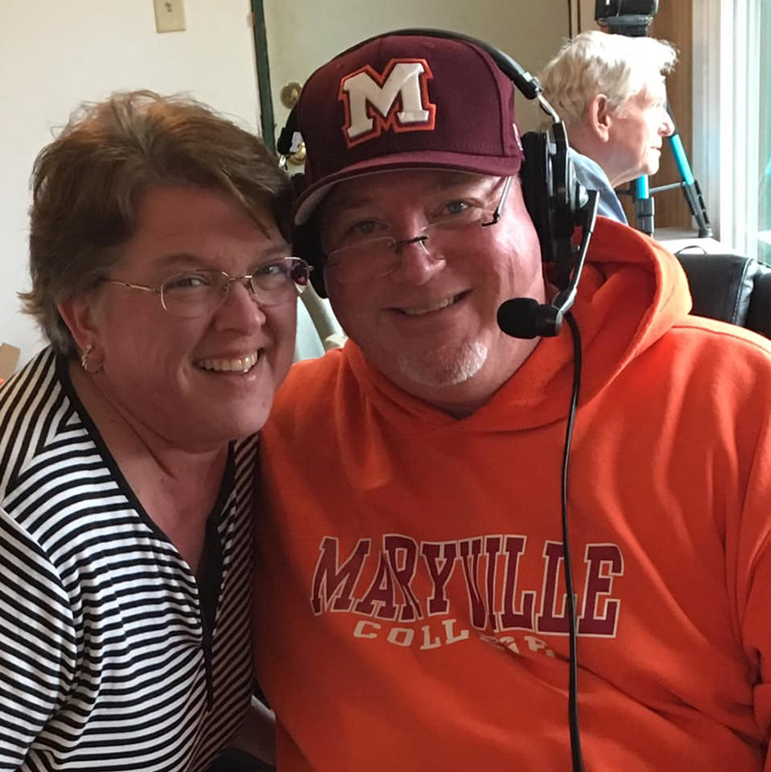 Etchison with his wife Bonnie